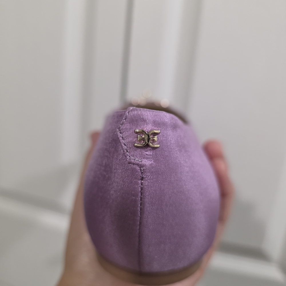 Sam Edelman Purple Flats with Gold Embellishments - Picture 5 of 7